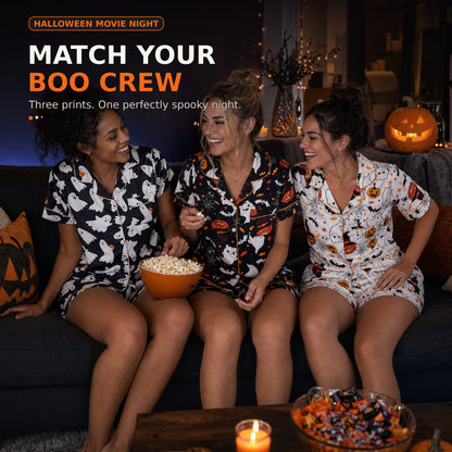 Goofball Buddies™ Boo Crew Halloween Satin Pajama Set