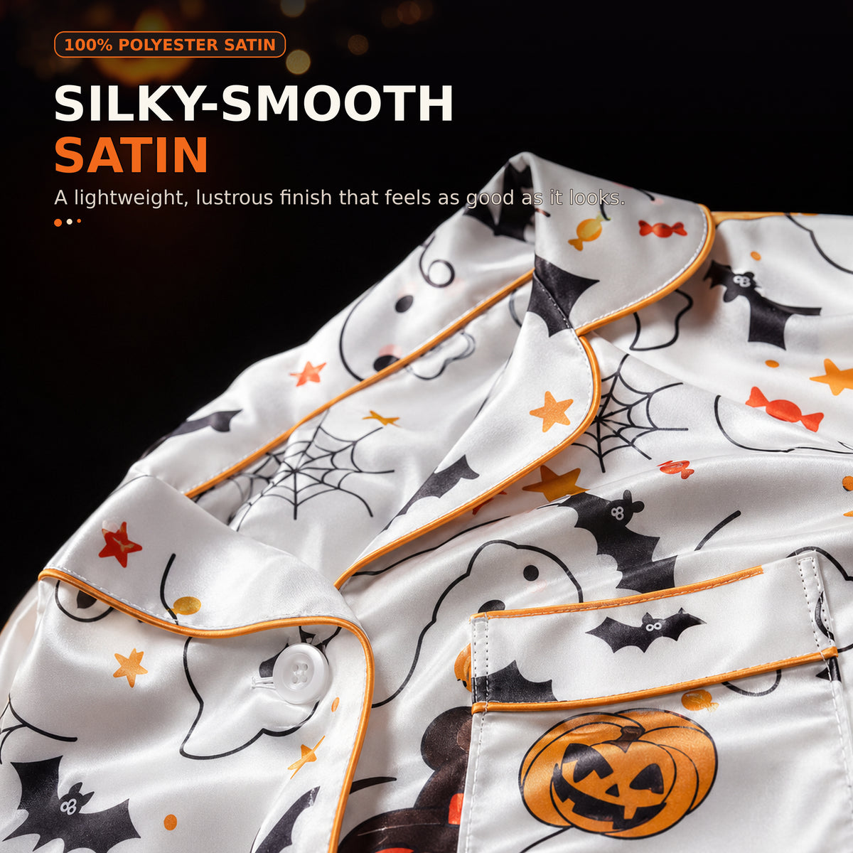 Goofball Buddies™ Boo Crew Halloween Satin Pajama Set