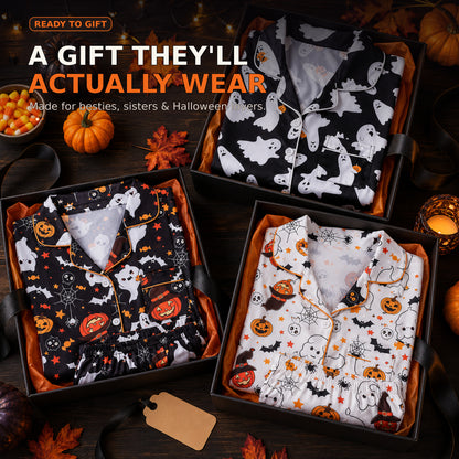 Goofball Buddies™ Boo Crew Halloween Satin Pajama Set