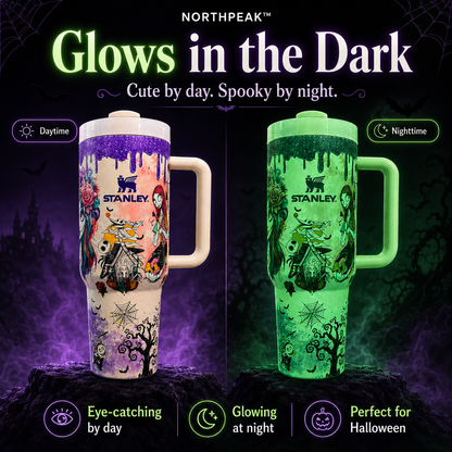 Northpeak™ Sally x Jack Skellington 40 Oz Tumbler