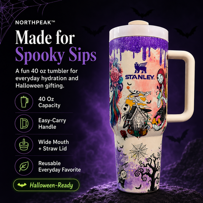 Northpeak™ Sally x Jack Skellington 40 Oz Tumbler