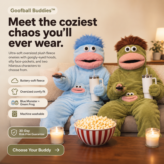 Goofball Buddies™ Oversized Plush Onesie