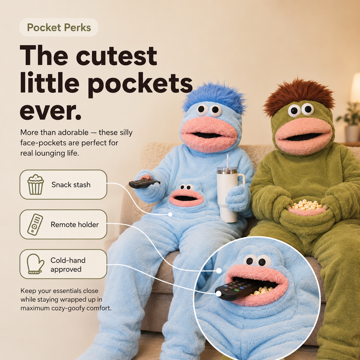 Goofball Buddies™ Oversized Plush Onesie