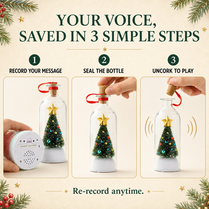 Goofball Buddies™ Recordable Christmas Tree Message Bottle