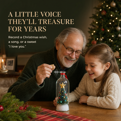 Goofball Buddies™ Recordable Christmas Tree Message Bottle