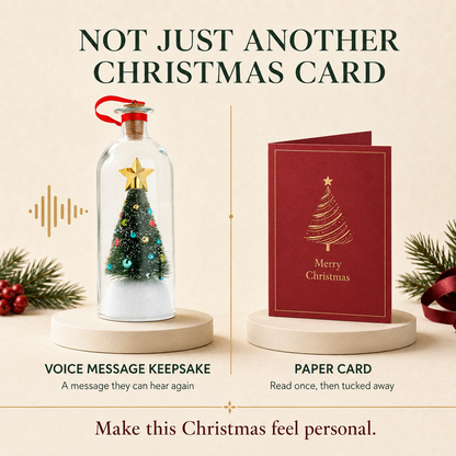 Goofball Buddies™ Recordable Christmas Tree Message Bottle