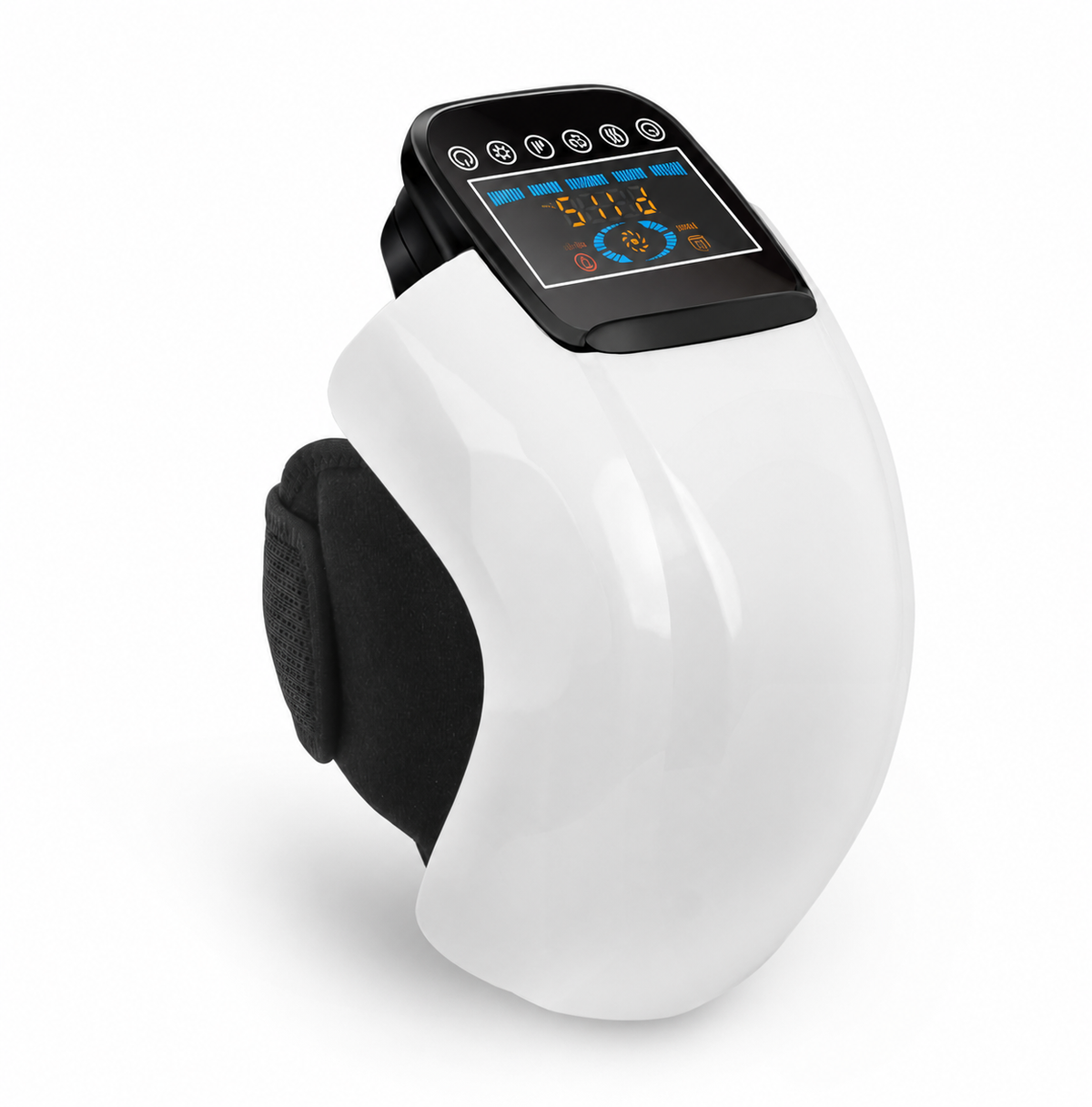 FlexHeat knee massager 3/4 angle